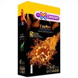 کاندوم ایکس دریم مدل Turbo بسته 12 عددی