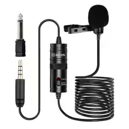 میکروفون یقه ای سیمی بویا مدل BY-M1 Boya BY-M1 collar Microphone میکروفون یقه ای سیمی بویا مدل BY-M1 Boya BY-M1 collar Microphone