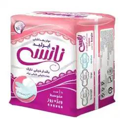 نوار بهداشتی بالدار ایرلید نانسی سایز متوسط ویژه روز بسته ده عددی