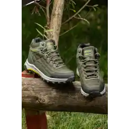 North OF WILD چکمه های Unisex ضد آب یوکان - سیاه خاکی