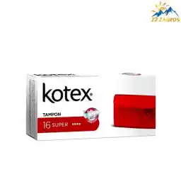 تامپون کوتکس مدل SUPER بسته 16 عددی