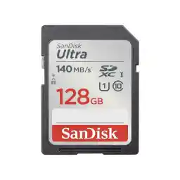 کارت حافظه اس دی سندیسک SD Sandisk 128GB 140mb/s Ultra
