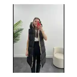 جلیقه پف دار دو طرفه زنانه مقابل