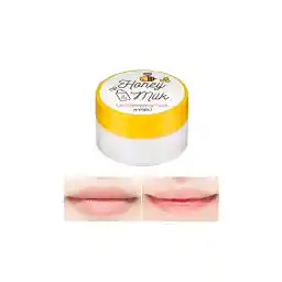 ماسک خواب مرطوب کننده لب میشا و عسل پک خواب لب عسل و شیر APIEU