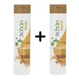پک نرم کننده مو سر شون حاوی جینسینگ و کراتین مناسب موهای آسیب دیده و رنگ شده حجم 400 میل مجموعه دو عددی