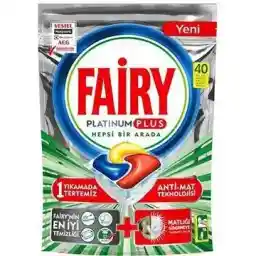 قرص ماشین ظرفشویی فیری مدل Platinum Plus بسته 40 عددی قرص ماشین ظرفشویی فیری مدل Platinum Plus بسته 40 عددی