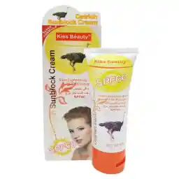 کرم ضد آفتاب SPF60 کیس بیوتی حاوی عصاره شتر مرغ حجم 50 میل