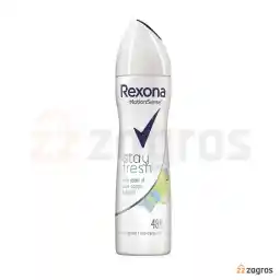 اسپری ضد تعریق زنانه رکسونا مدل Stay Fresh با رایحه شقایق آبی و سیب 150 میل