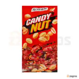 شکلات کاکائویی با مغز بادام زمینی و کارامل ROSHEN وزن یک کیلوگرم