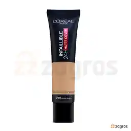 کرم پودر لورآل سری INFAILLIBLE 24H MATTE COVER شماره 290 حجم 30 میل