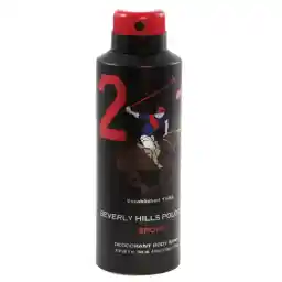 اسپری دئودورانت مردانه بورلی هیلز پولو کلاب مدل Number 2 حجم 175 میل