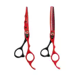 قیچی پیتاژ جگوار مدل RF133 به همراه قیچی آرایشگاهی جگوار مدل F133