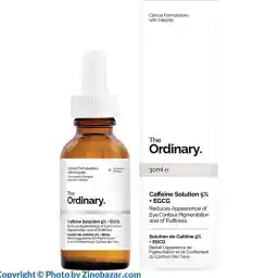 سرم دور چشم ضد تیرگی و پف اوردینری (The Ordinary) مدل Caffeine Solution 5% + EGCG حجم 30 میلی لیتر