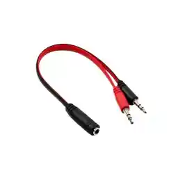 تبدیل 2 به 1 جک 3.5 میلی متری Convert 2 To 1 3.5 Mm Jack