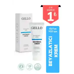 کرم سفید کننده لک های پوست GELLO کرم سفید کننده لک