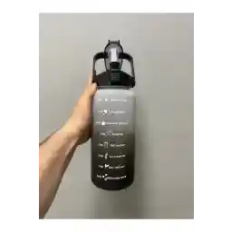بطری آب شیشه ای مشکی مشکی ممتاز کیچن تایم بطری آب 2 لیتری Tritan Gym Water Drinker رایگان Bpa