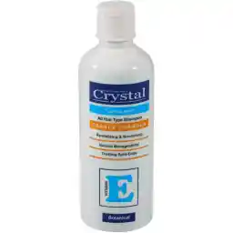 شامپو مو کریستال حاوی ویتامین E مناسب انواع مو حجم 400 میل