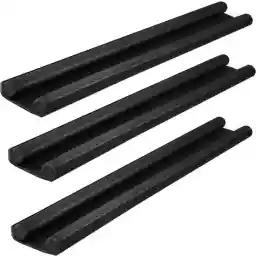 روری - ست غلتک دوطرفه 3 عددی - قابل تنظیم - 95 سانتی متر - مشکی