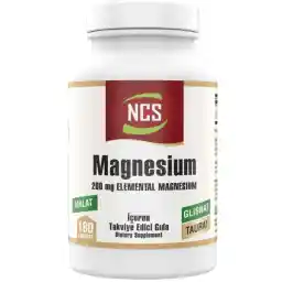 Ncs منیزیم بیس گلیسینات مالات تاورات 180 قرص فرمول عنصر منیزیم