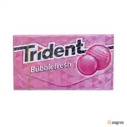 آدامس بادکنکی تریدنت مدل BUBBLEFRESH بسته 14 عددی