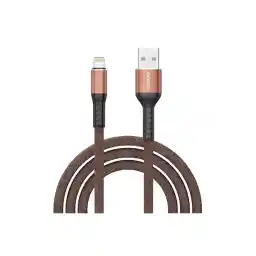 لوکاتک لایتنینگ آیفون سازگار 2.4 کابل شارژ سریع و داده 2 متری نوع بافته کابل نشکن