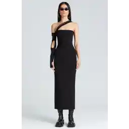 لباس بلند یک آستین کوتاه بوتیک S2014