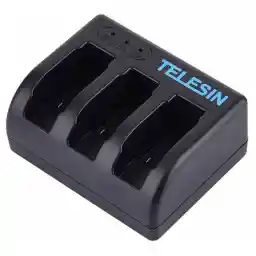 شارژر باتري 3 تايي گوپرو Telesin Hero 9/10/11/12Battery Charger