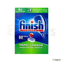 قرص ماشین ظرفشویی فینیش مدل Hepsi 1 Arada بسته 80 عددی قرص ماشین ظرفشویی فینیش مدل Hepsi 1 Arada بسته 80 عددی