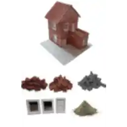 ست خانه 2 طبقه آجر مینیاتوری Sarıhan + پروژه کف