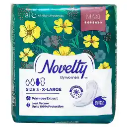 نوار بهداشتی مشبک ضخیم ناولتی مدل Maxi خیلی بزرگ سایز 3 مخصوص شب بسته هشت عددی