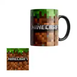 ماگ طرح ماینکرافت به همراه زیر لیوانی