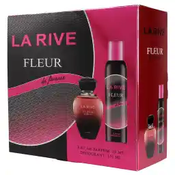 ست دو عددی ادوپرفیوم و اسپری دئودورانت زنانه لا ریو مدل Fleur De Femme