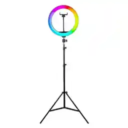 رينگ لايت Ring light MJ33 13 inch RGB + سه پايه
