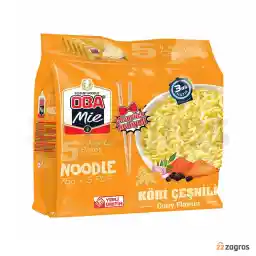 نودل Oba Mie با چاشنی کاری بسته 5 عددی