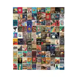 ست پوستر دیواری پوستر 110 رترو ترکیبی زیبای مرد هوشمند ست پوستر کلاژ