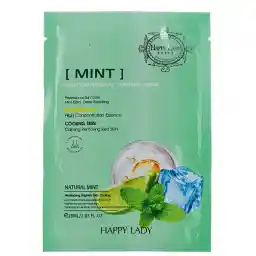 ماسک ورقه ای صورت هپی لیدی حاوی عصاره نعنا