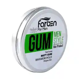 آدامس حالت دهنده مو آقایان فاربن حاوی عصاره آلوئه ورا حجم 150 میل