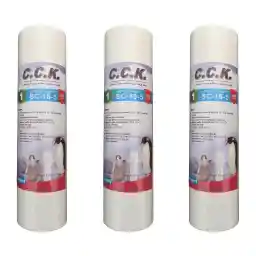 فیلتر دستگاه تصفیه کننده آب سی سی کا مدل pp 5 micron-F02 بسته 3 عددی