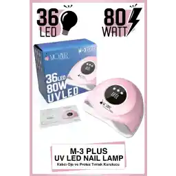 لاک ناخن دائمی و خشک کن دندان مصنوعی MOZIUR M-3 Plus 36 Led 80w UV Led