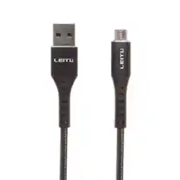 کابل شارژ و انتقال دیتا لیتو مدل Leitu LD-8 (micro USB) مشکی