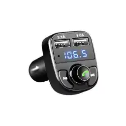 فناوری PP Carx8 Carx8 Car Fm فرستنده بلوتوث Usb Mp3 کیت پخش موسیقی ماشین با ورودی فندک بی سیم کارت SD