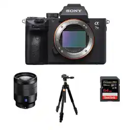 دوربین سونی Sony a7 III +24-70mm+کارت حافظه SD 64GB 170MB/S+پایه Q600