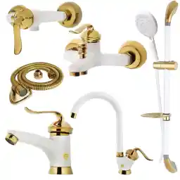 ست شیرآلات دزلی مدل لاروس نایس مجموعه 6 عددی