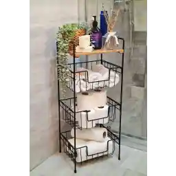 سازمان دهنده حمام سه طبقه فلزی چند منظوره دیجیاتوم - Ni22raf002 C1-1-140