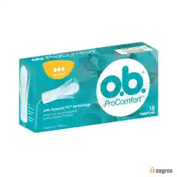 تامپون او.بی سری ProComfort سایز معمولی بسته 16 عددی