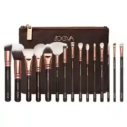 ست براش 15 عددی زوئوا - رنگ قهوه ای