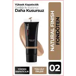 New Well Naturel Finish Fondöten No 02
