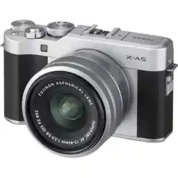 دوربین بدون آینه فوجی (Fujifilm X-A5 Mirrorless Camera 15-45mm (Silver