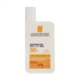 فلوئید ضدآفتاب بی‌رنگ لاروش پوزای +SPF50 مدل UVMune400 مناسب انواع پوست، حجم 50 میلی‌لیتر