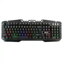 کیبورد گیمینگ تسکو مدل TK 8021L با حروف فارسی، سوییچ ممبران، Full-Size، نورپردازی RGB LED کیبورد گیمینگ تسکو مدل TK 8021L با حروف فارسی، سوییچ ممبران، Full-Size، نورپردازی RGB LED